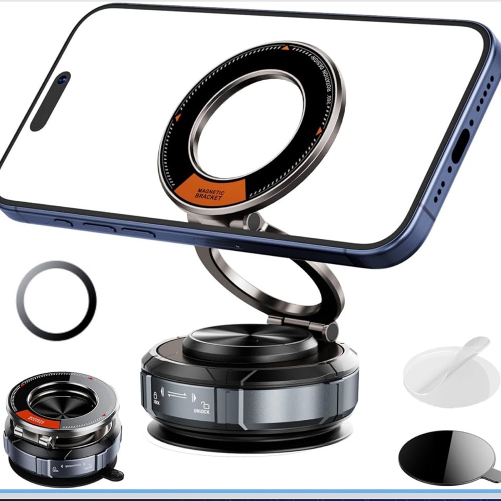 Magnetic Car Phone Holder heavy duty zinc alloy